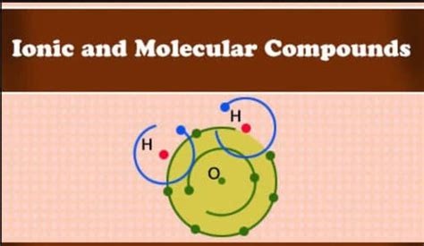 Difference Between Ionic And Molecular Compounds Lorecentral