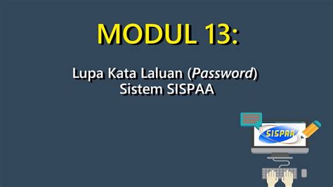 Masukkan nombor kad pengenalan & kata laluan (jika tidak ingat kata laluan, klik : Tutorial SISPAA: Modul 13 - Lupa Kata Laluan Password ...