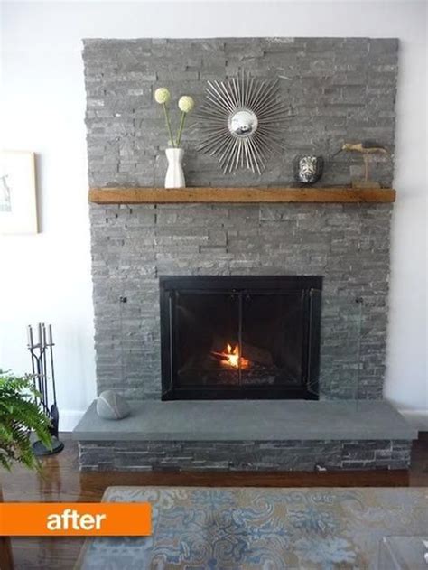 Combine your white painted brick with antique could your brick fireplace use a more modern update? Manteau de foyer : 10 inspirations chaleureuses et ...