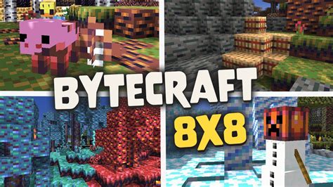 Bytecraft 8x8 Texture Pack For Minecraft 117 More Fps Cute