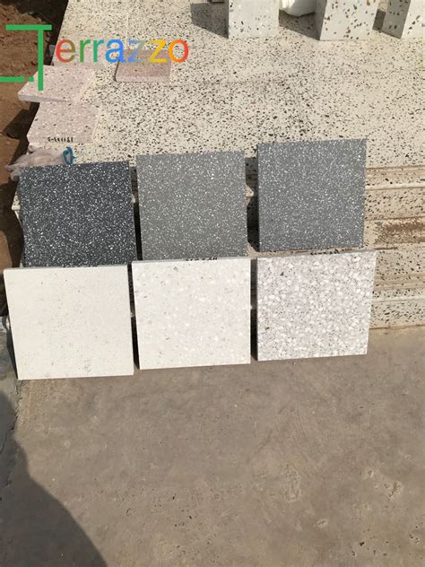 Precast Honed Surface Anti Static Terrazzo Floor Tiles China