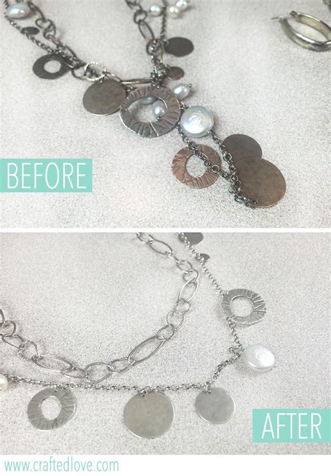 Clean brass jewelry with lemon. How to clean tarnished jewelry from Crafted Love. A DIY jewelry cleaner gentle enough to do ...