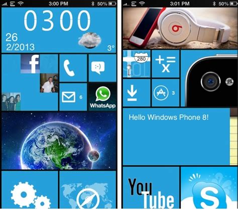 Make Your Iphone Look Like Windows Phone 8 With This Dreamboard Theme