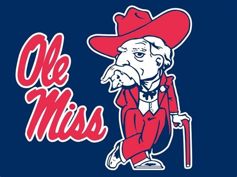 Colonel Reb Former Official Mascot Of Ole Miss Rebels Free Image Download