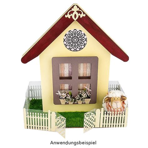 Weitere ideen zu holz, haus aus holz, deko. Deko-Haus aus Holz zum Aufstellen, 26,4cm x 23cm, mit ...
