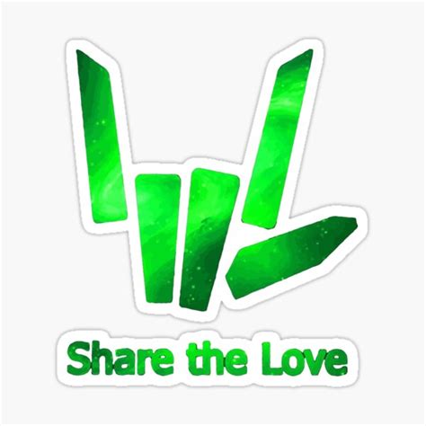 Stephen Sharer Share The Love Logo Vinyl Sticker Decal Youtube Vehicle Parts Accessories Car