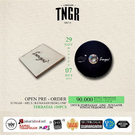 Open Pre Order Album Sungai “arus 2015” Kemasan Eksklusif Pamityang2an