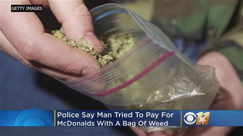 Man Tried To Pay For Mcdonalds With Bag Of Weed Youtube