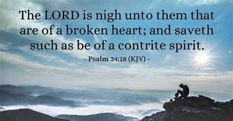 Psalm 3418 Kjv — Todays Verse For Saturday October 17 2009