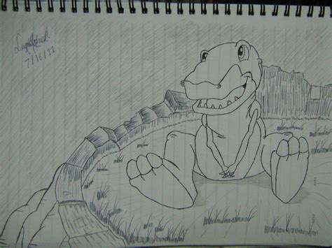 Drawing Baby Chomper The Land Before Time By Lugiadriel14 On Deviantart