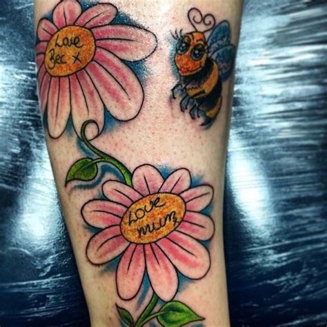 21 Cute Bee Tattoos Daisy Tattoo Designs Bee Tattoo Daisy Tattoo