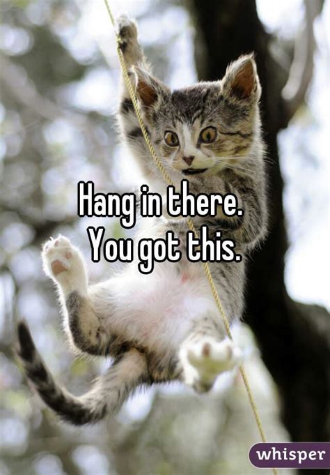 Hang In There You Got This