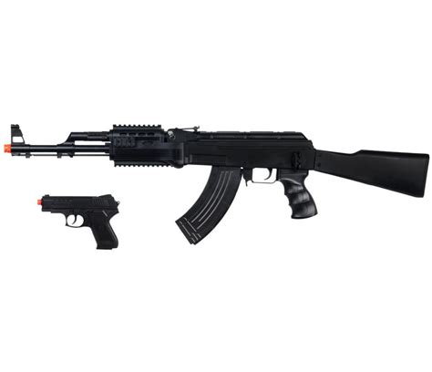 Ukarms Ak47 Spring Airsoft Rifle And Pistol Gun Combo Unlimited Wares