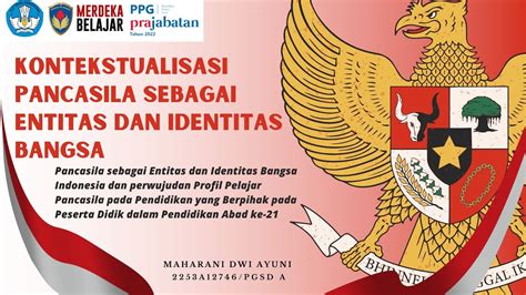 Ppg Prajabatan Kontekstualisasi Pancasila Sebagai Entitas Dan