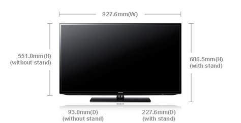 42 Inch Tv Dimensions Lg 42 Inch Full Hd 1080p Flat Screen Lcd Tv
