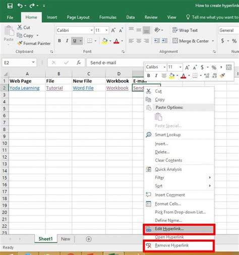 Excel Tricks Create Hyperlink In Excel Hyperlink Function In Excel