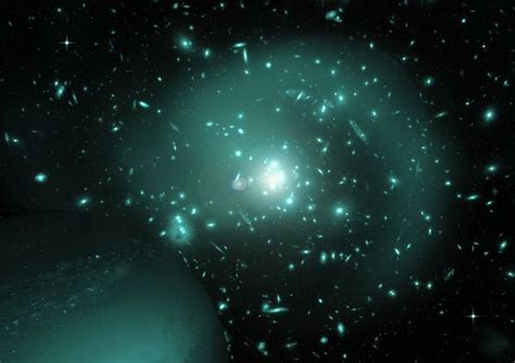 ستاره گرد و غبار و گاز سحابی در کهکشان های دور عناصر این تصویر مبله