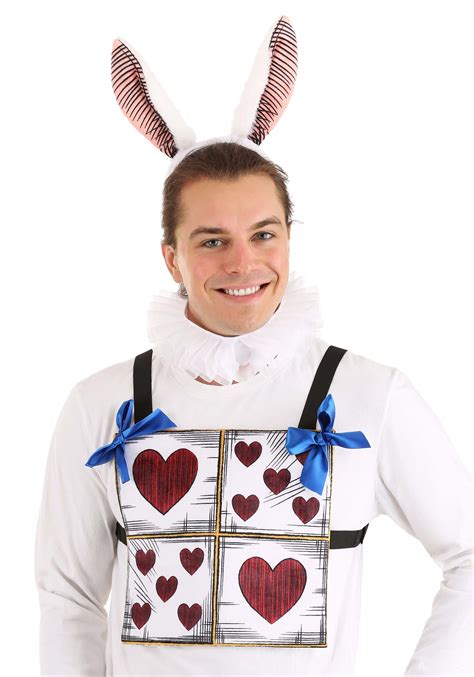 Adults White Rabbit Costume Kit