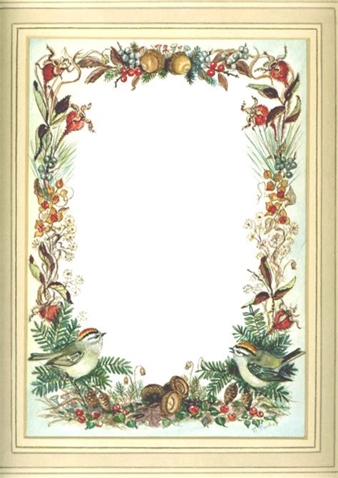 Free monster border templates including printable border paper and clip art versions. FALL BORDER FOR CHRISTMAS CARD Irene Dash No. FT 93-82F ...