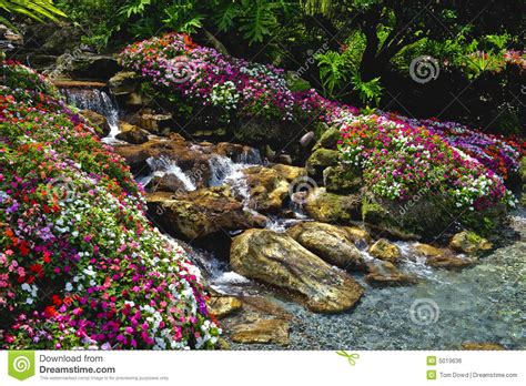 Beautiful Tropical Waterfall Stock Photo Image Of Geological