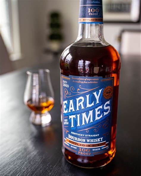 Early Times Bottled In Bond Whisky Drinks Whiskey Bottle