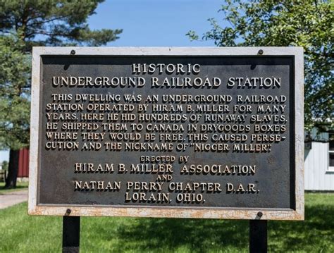 Historic Underground Railroad Station Historical Marker
