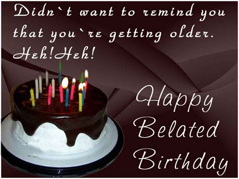 Birthday Belated Wishes Quotes The Cake Boutique