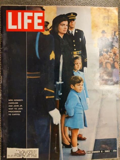 Vintage Life Magazine December 6 1963 Jfk Funeral Mrs Kennedy Caroline