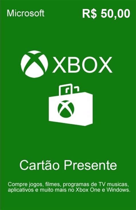 · gift card offers are courtesy of godish.com. Microsoft Gift Card 50 Reais Cartão Presente Br Xbox Live - R$ 59,99 em Mercado Livre