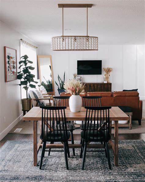 Modern Farmhouse Meets Boho Dining Area In 2020 House And Home