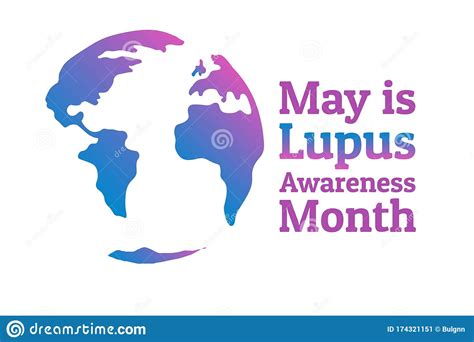 May Is Lupus Awareness Month Holiday Concept Template For Background