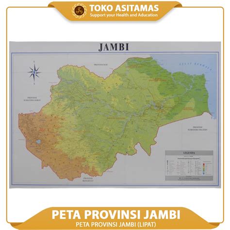 Jual Peta Provinsi Jambi Lipat Shopee Indonesia