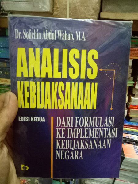 Jual Original Buku Analisis Kebijakan Dari Formulasi Ke Implementasi
