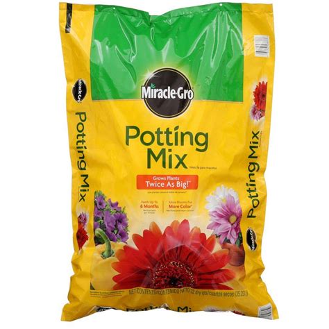 Miracle Gro Qt Potting Mix The Home Depot