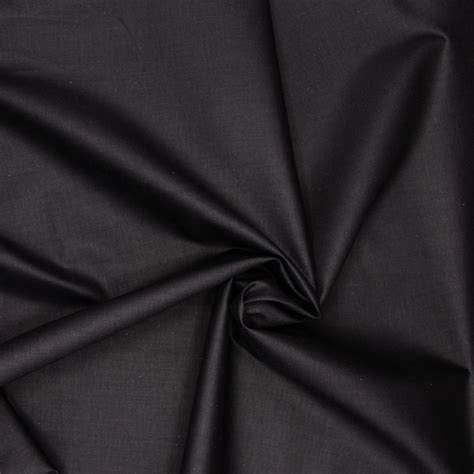 Solid Black 100 Cotton Fabric Quilt Quilting Etsy