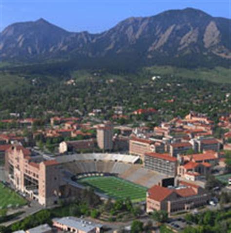 Boulder is located at the base of the foothills of the rocky mountains at an elevation of 5,430 feet above sea level. #187 University of Colorado, Boulder - Forbes.com