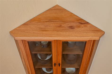 Corner Cabinet Shamrock Fine Woodworking