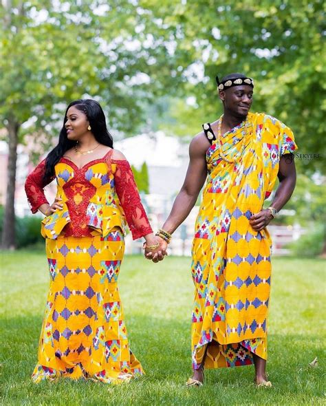 Ghanaian Kente Bridal Ideas For Traditional African Weddings Mammypi Kente Styles Ankara