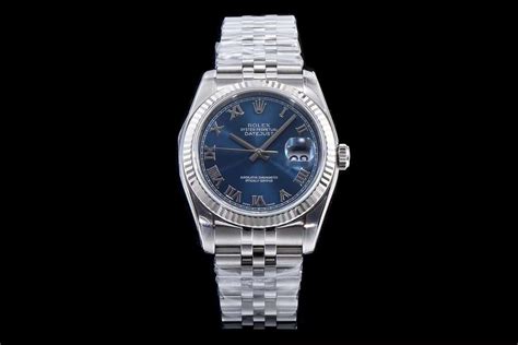 Rolex datejust 36 126234 blue dial jubilee bracelet unboxing video. Rolex DateJust 36mm AR Best Edition SS Case Blue Dial ...