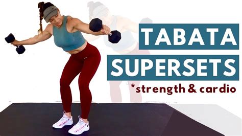 Total Body Tabata Strength And Cardio Supersets Sculpt Lean Muscle