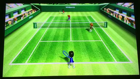 Wii Sports Tennis Advanced To Pro Me And Chris Vs Elisa And Sarah Youtube