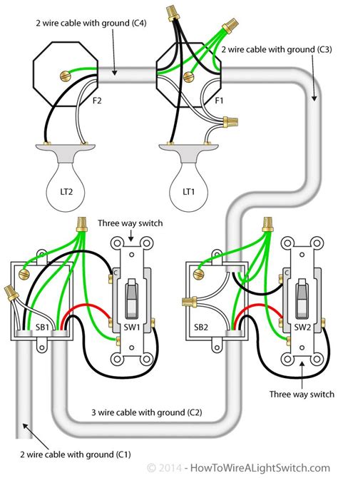 Wiring Diagram For A Three Way Switch To Light перевод с Freya Daily