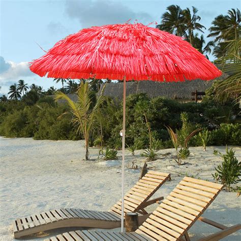 Hawaiian Parasol Beach Garden Patio Sunshade Sun Umbrella Outdoor
