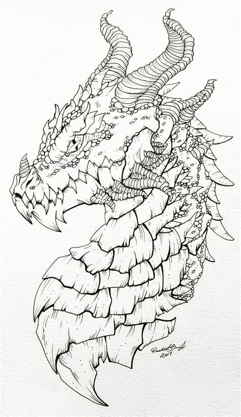 So if you want to create large gaps between content use the. Simple Dragon side profile tattoo line work style sketch / Drawing medium is graphite pencils ...