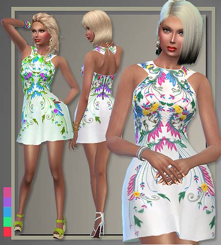 Sims 4 Ccs The Best Party Dresses By Monique Lhuillier By All