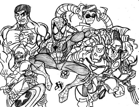 Marvel Christmas Coloring Pages at GetDrawings | Free download