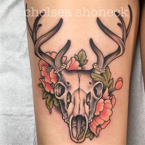 Body Tattoos Deer Skull Thanks Kristen