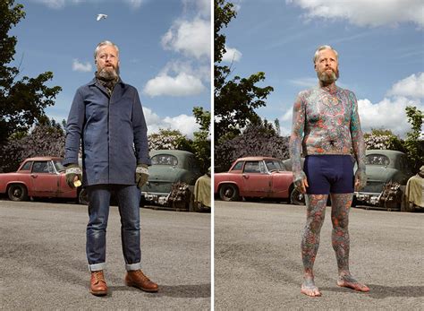 Clothed Vs Unclothed Tattooed People Evolve Me