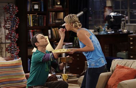 The Big Bang Theory Sheldon Penny Attention Grooming Kaley Cuoco