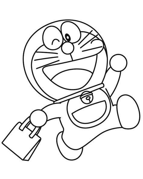 Gaya Terbaru 20 Gambar Doraemon Untuk Diwarnai